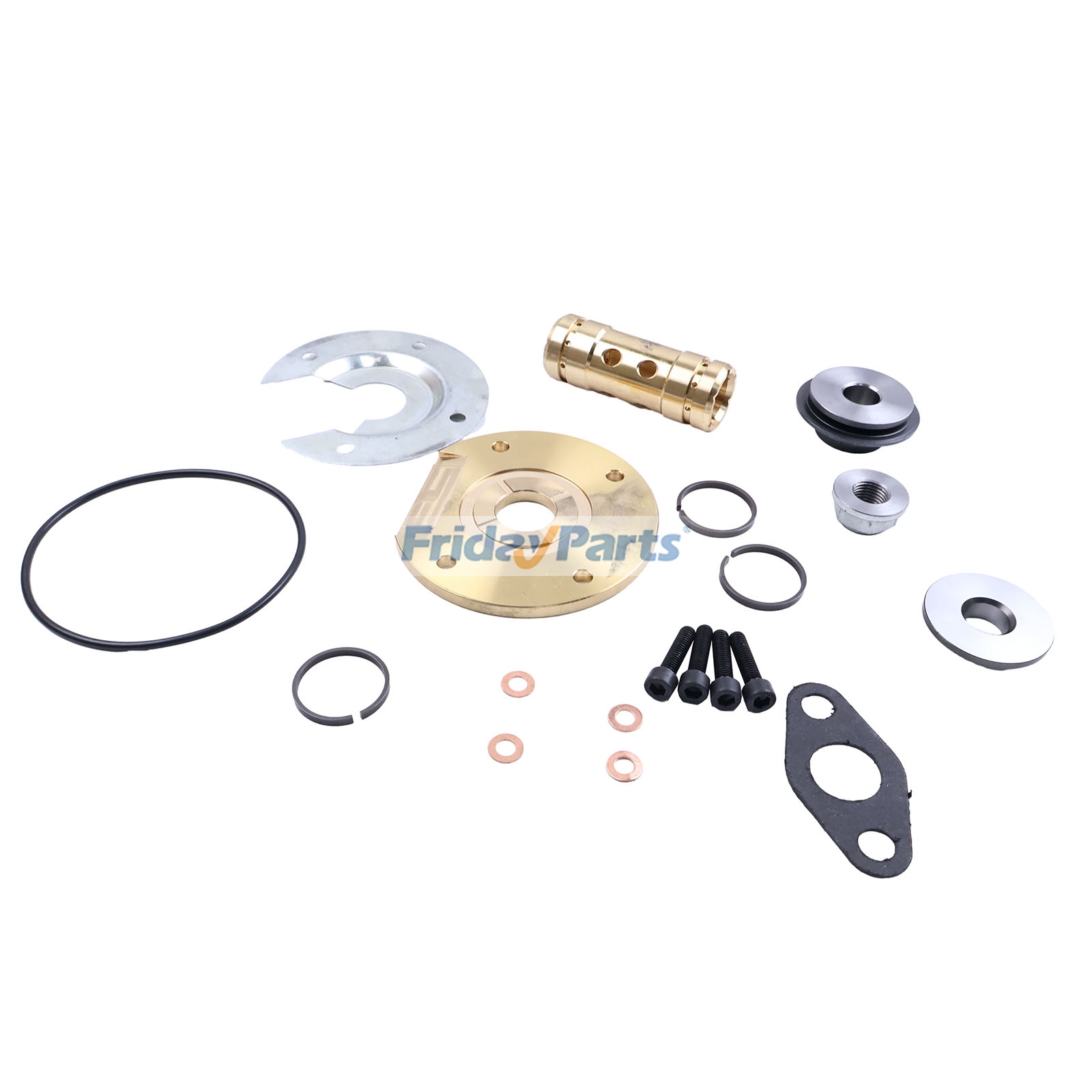 Turbo KTR130-11F Turbocharger Repair Rebuild Service Kit for Komatsu Engine S6D155-4 Dozer D155C-1 D155A-2 Generator EG300-1 EG300-2