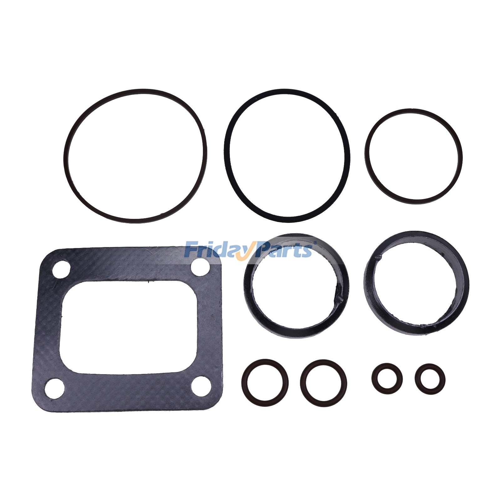 Vehicle Turbo Mounting Gasket Set & Turbo Pedestal O-Ring Seal Gaskets