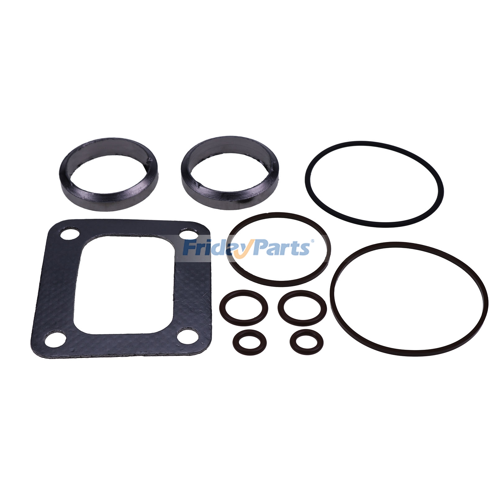 Turbo Mounting Gasket Set & Turbo Pedestal O-Ring Seal Gaskets 72468 for Ford F59 F650 F750 F-250 F-350 F-450 F-550