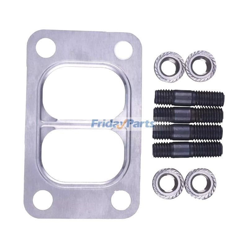 Turbo Mounting Studs Nuts With Gasket for Engine,Excavator,Forklift,Loader