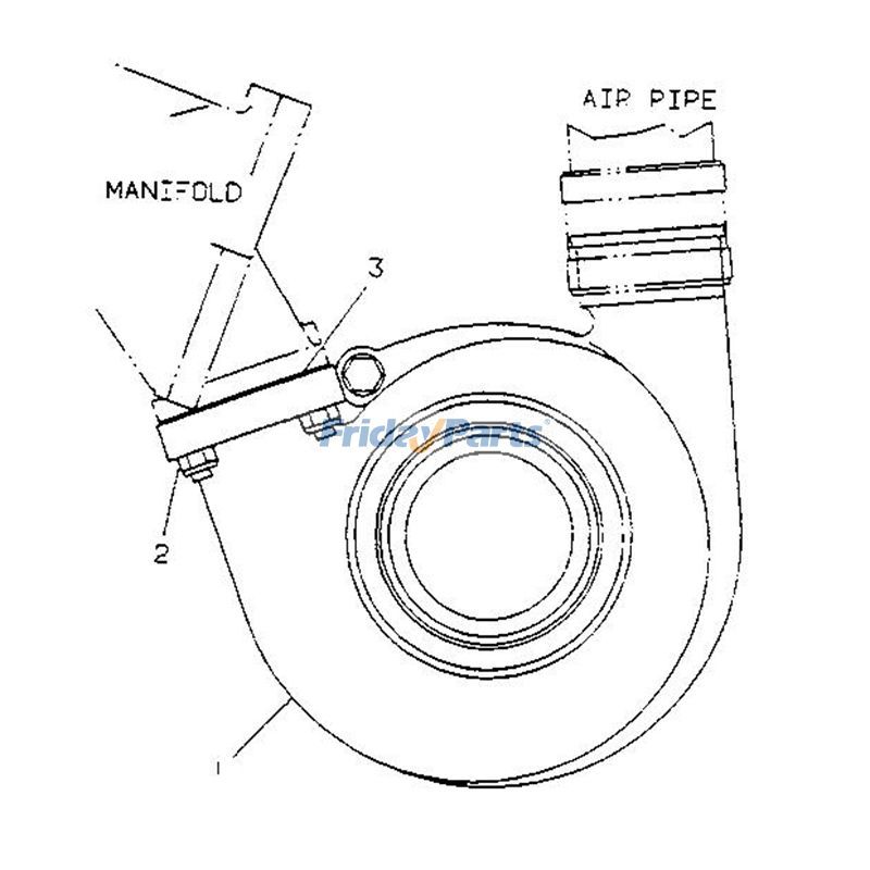 Turbo S2BS001 Turbochargererpillar CAT for Engine,Excavator