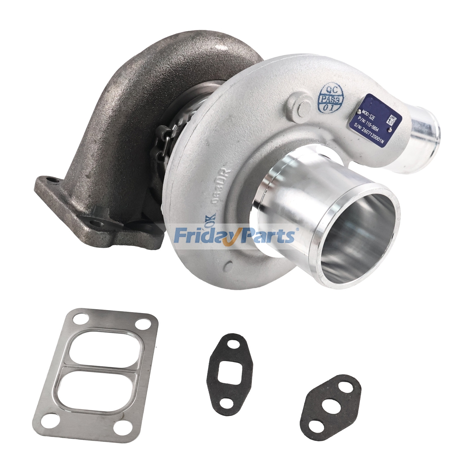 Turbocompresor S2ESL094 115-5854 para motor Caterpillar CAT 3116 Excavadora 322 322N M322 de FridayParts