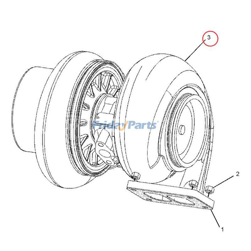  Turbo S310CG080 Turbochargererpillar CAT 340D For CAT