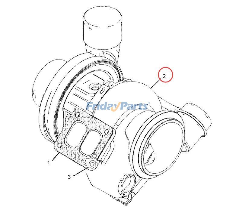  Turbo S310CG080 Turbochargererpillar CAT For CAT