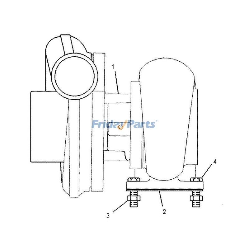 Excavator Turbo S3BSL119 Turbochargererpillar CAT