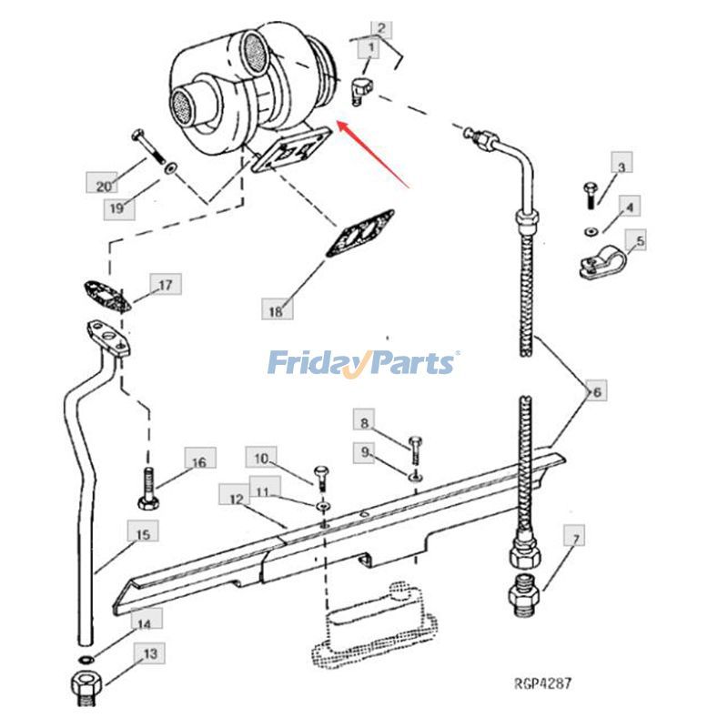 ターボ S400 ターボチャージャー RE509056 RE67877、ジョンディアエンジン 6101AT010 掘削機 450LC 992ELC 用