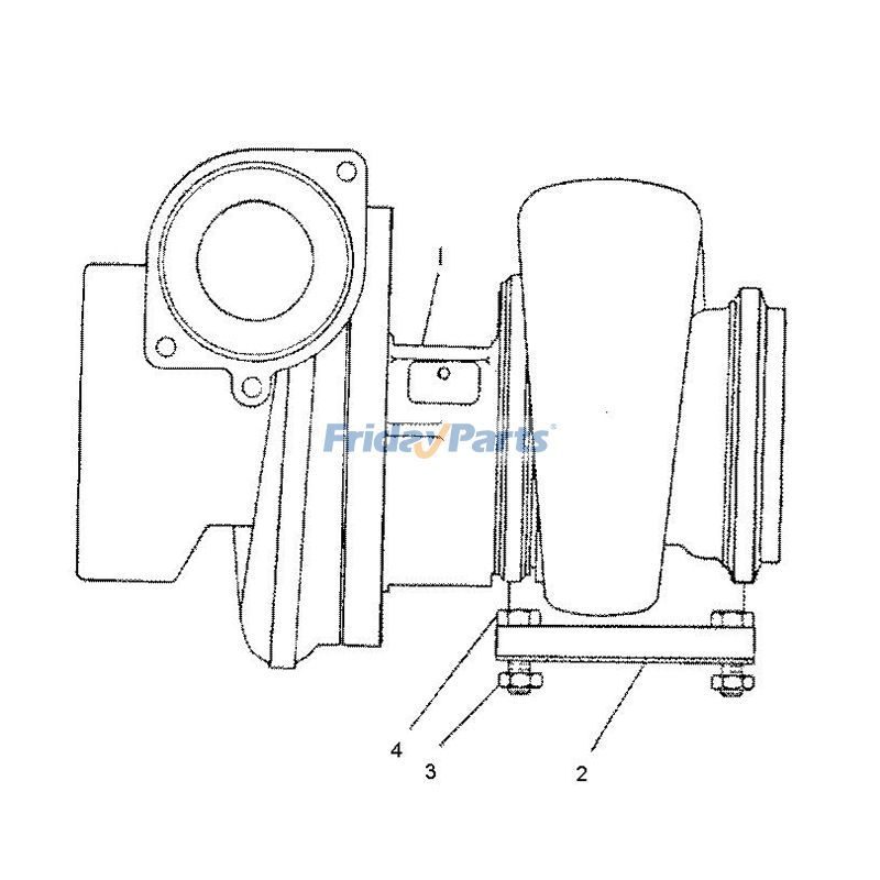 Turbocompresor S4TS507 9Y-9198 para motor Caterpillar CAT 3406 3406B 3406C Generador SR4 para Generador Para CAT FridayParts