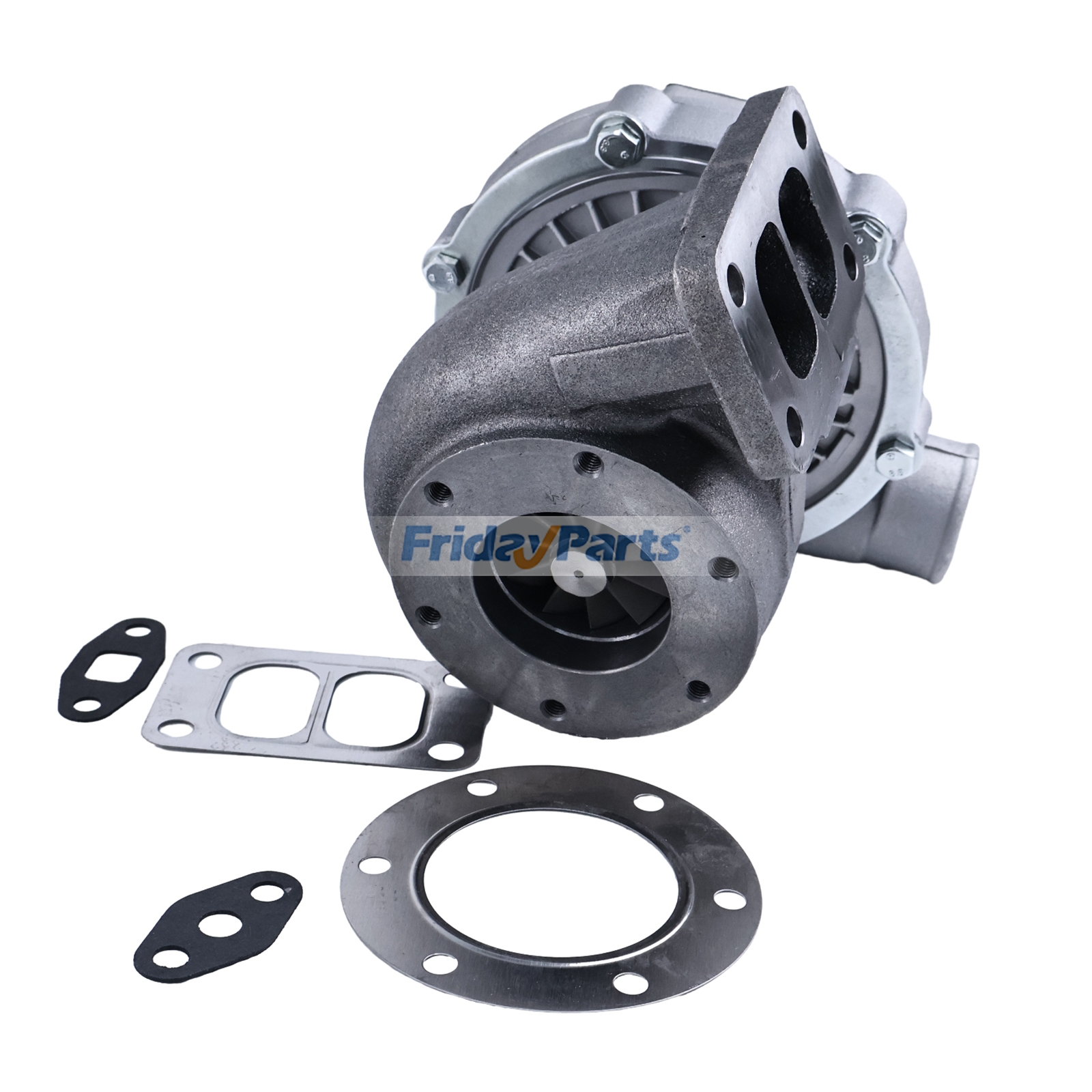 Turbocompresor T04E10 466742-0014 para motor Volvo TD63KBE TD61GB en movimiento L90B L90C de FridayParts
