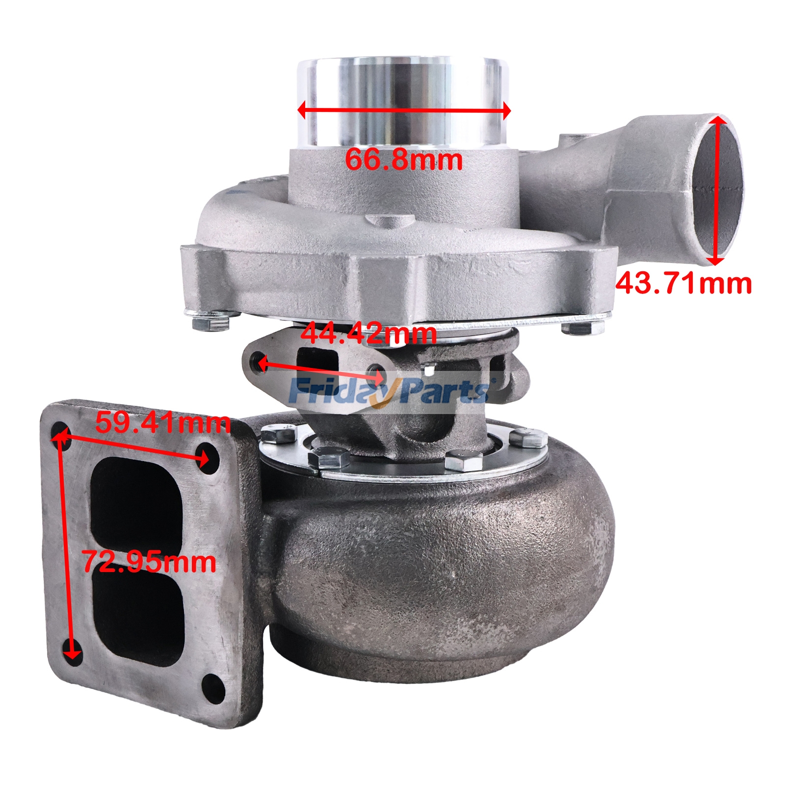 Turbocompresor TA3401 Turbo SE500252 466334-0004 para motor John Deere 6414 6059 6068 5,9 L 6,8 L 6359D 6359T 6359 Cargador 544E 655B 544G 710D Para HITACHI,Para JOHN DEERE