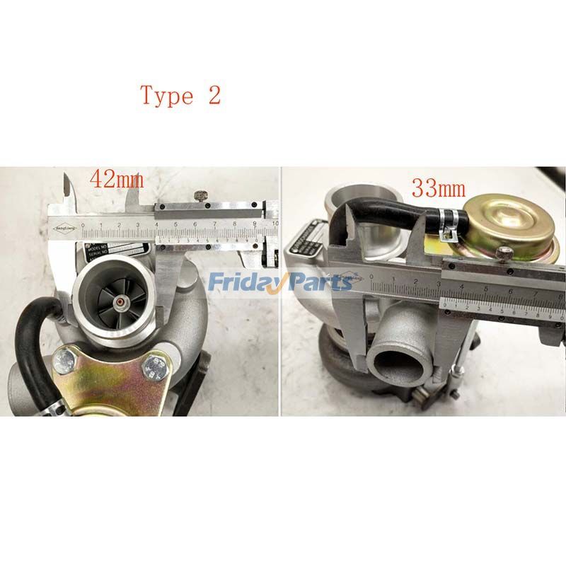 Turbocompresseur TD025M-05T 49173-03410 1E038-17012 pour Kubota D1105T V1505TpourPour KUBOTA