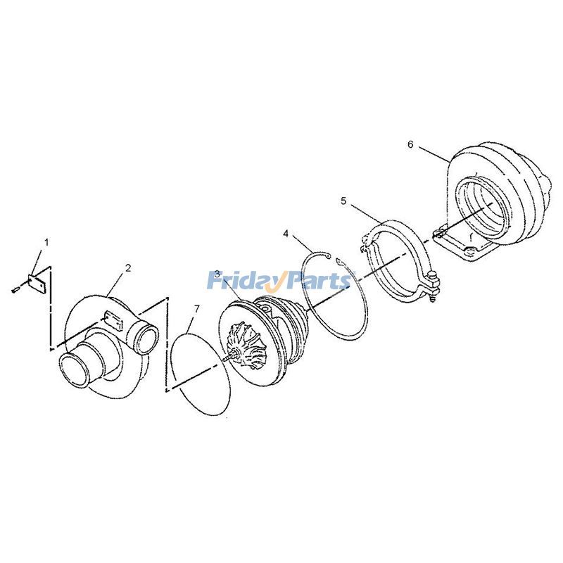 Turbo TD06H Turbolader 5I-7585 5I-7952 für Mitsubishi Caterpillar CAT Motor S6K S6K-T 3046 3066 Bagger 318C 320 320Bfür Für CAT