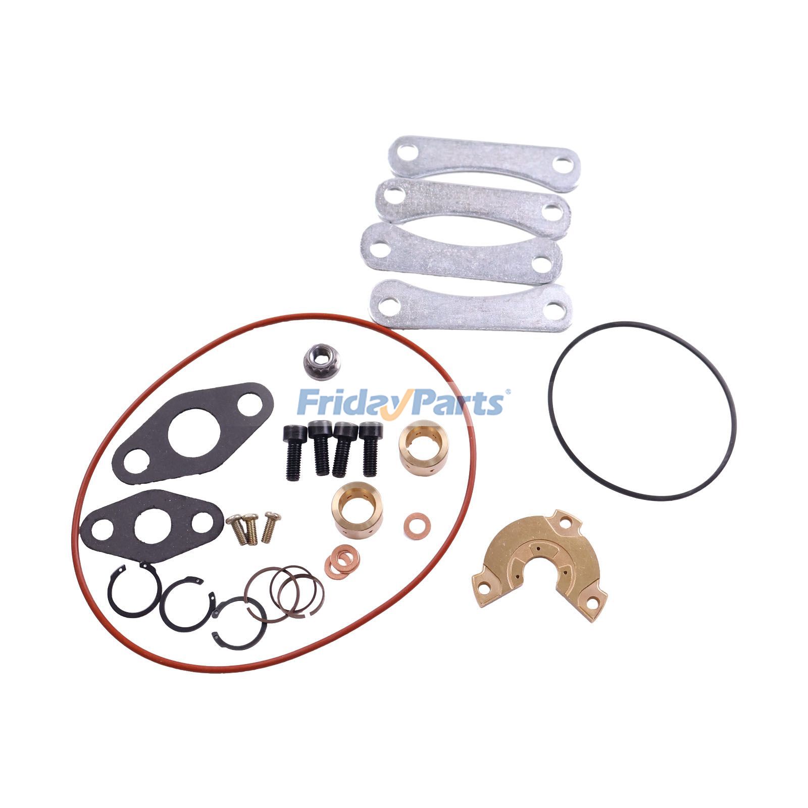 Kit de reparación y reconstrucción del turbocompresor Turbo TV7705 para motor Komatsu S6D125 S6D125-1T Excavadora PC400-L3C