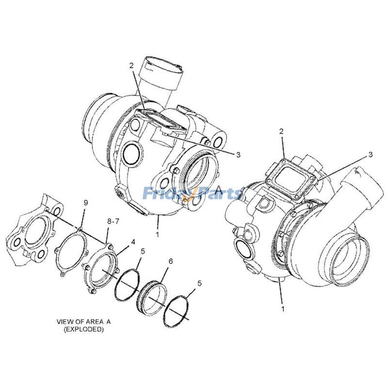 Turbo TW9214 TV9214 Turbochargererpillar CAT in Stock in China