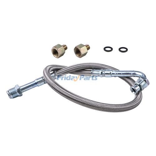 Cummins Turbo Oil Feed Fitting Line Connector 98-06 Dodge 5.9 24V W/ O-ring Seal - Foto 2