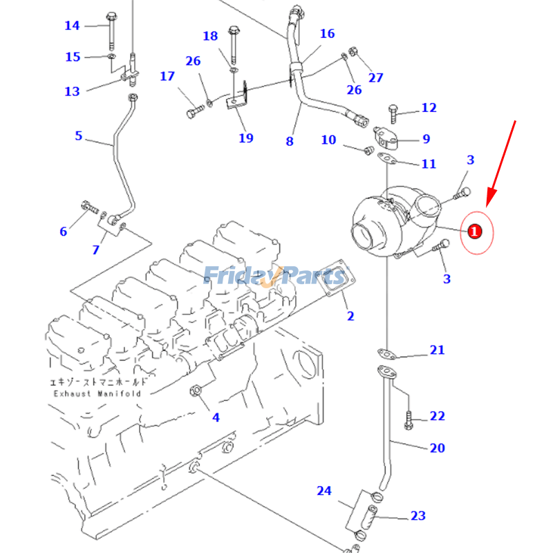 Turbochager for Engine