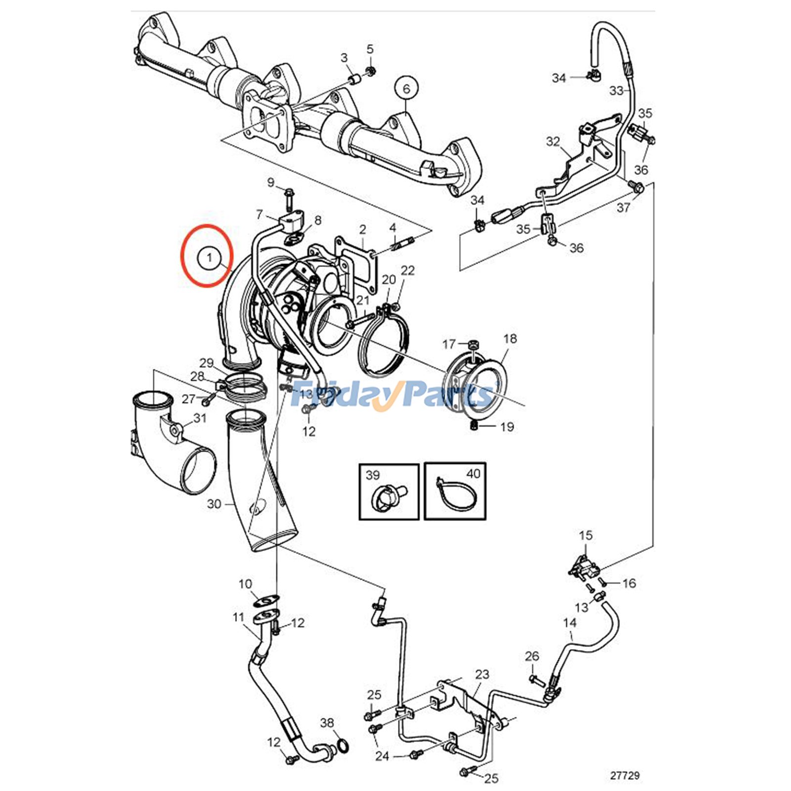 Turbocharger for Engine