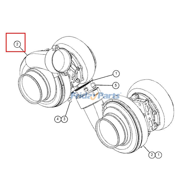 Turbocharger for Engine,Off-Road Truck