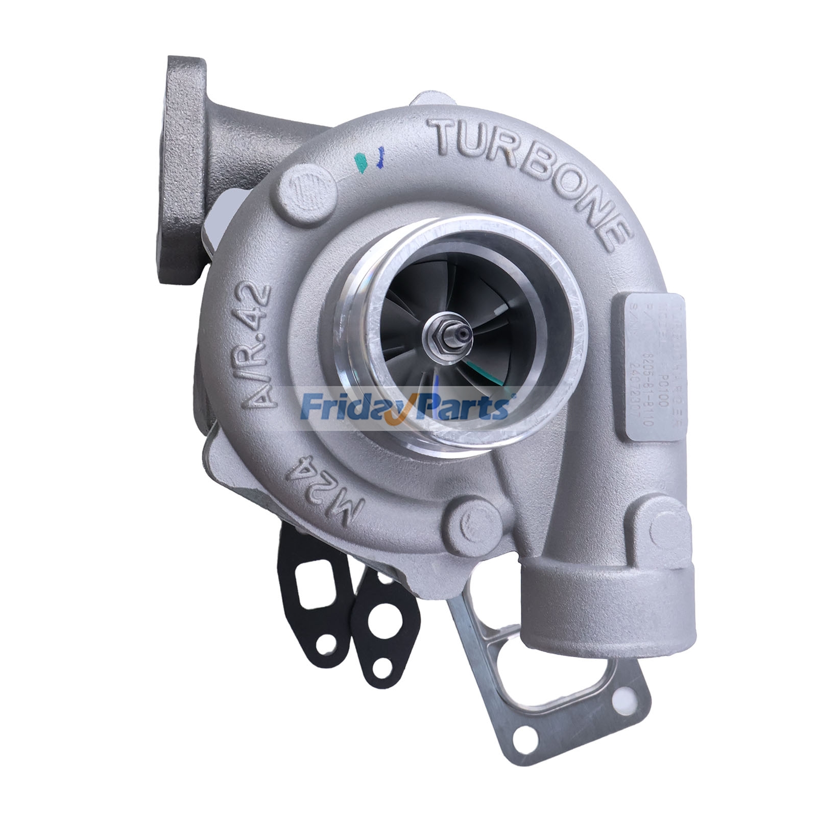 Repuesto Turbocompresor TA3103 6205-81-8110 para motor Komatsu S4D95L-1 Excavadora PC120-5 PC130-5 PC100-3 PC100-5 compatible con Excavadora Para KOMATSU FridayParts