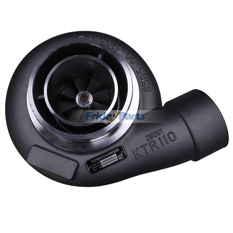 Turbocompresor KTR110M-532AW 6505-71-5520 para motor Komatsu 6D140E-5 Topadora D275AX-5E0 Para KOMATSU