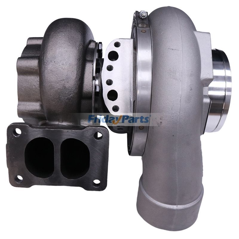 Turbocompresor KTR110M-532AW 6505-71-5520 para motor Komatsu 6D140E-5 Topadora D275AX-5E0 de FridayParts