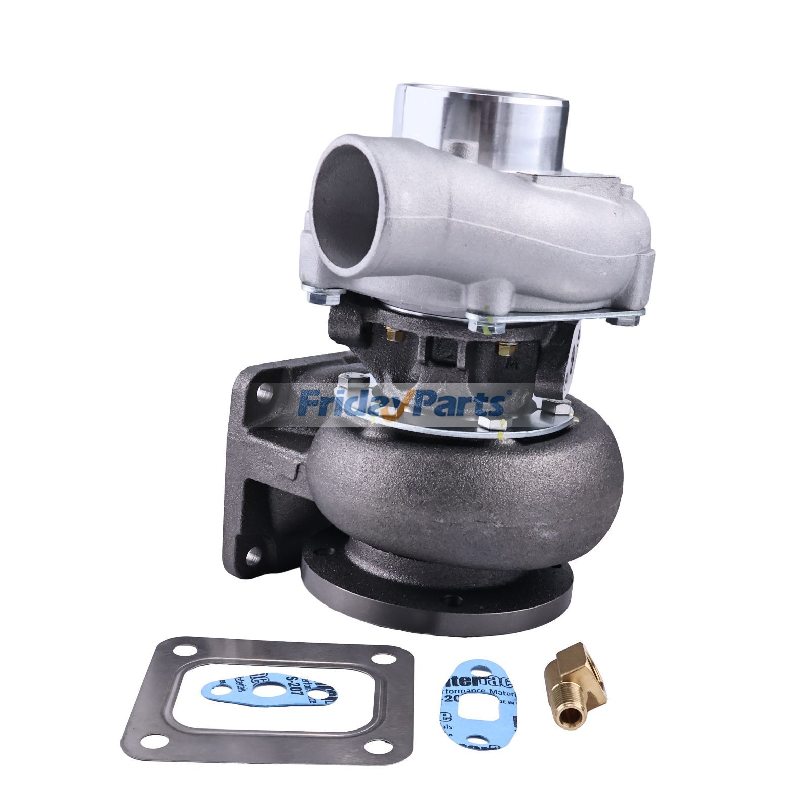 Turbocompresor 74029207 para tractor Allis Chalmers 7050, 7060, 7030, 7040, 7045, D21, 210, 220, cosechadora L2, M, N5 y N6 de FridayParts