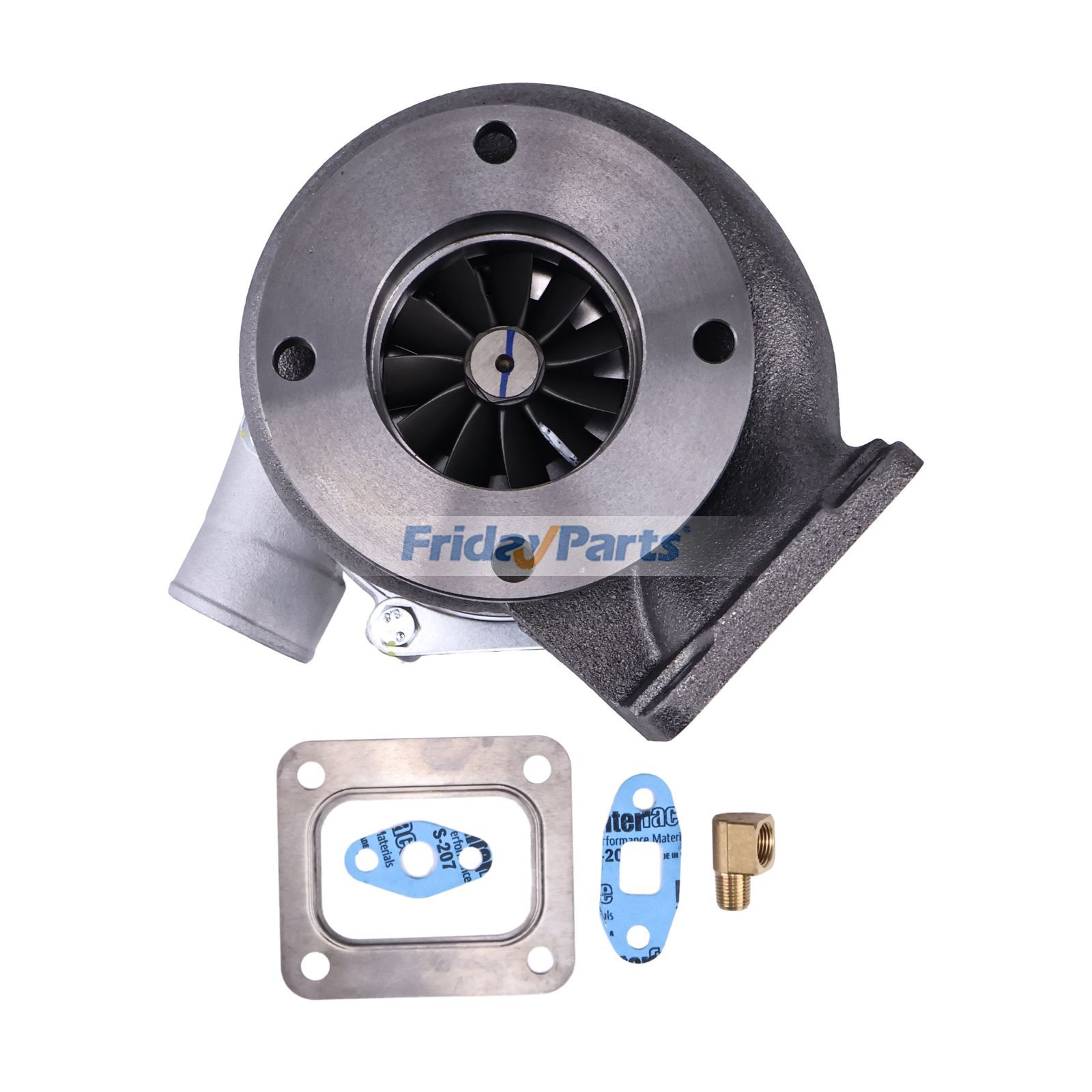 Turbocompresor 74029207 para tractor Allis Chalmers 7050, 7060, 7030, 7040, 7045, D21, 210, 220, cosechadora L2, M, N5 y N6 para Cosechadora,Tractor Para Allis Chalmers FridayParts