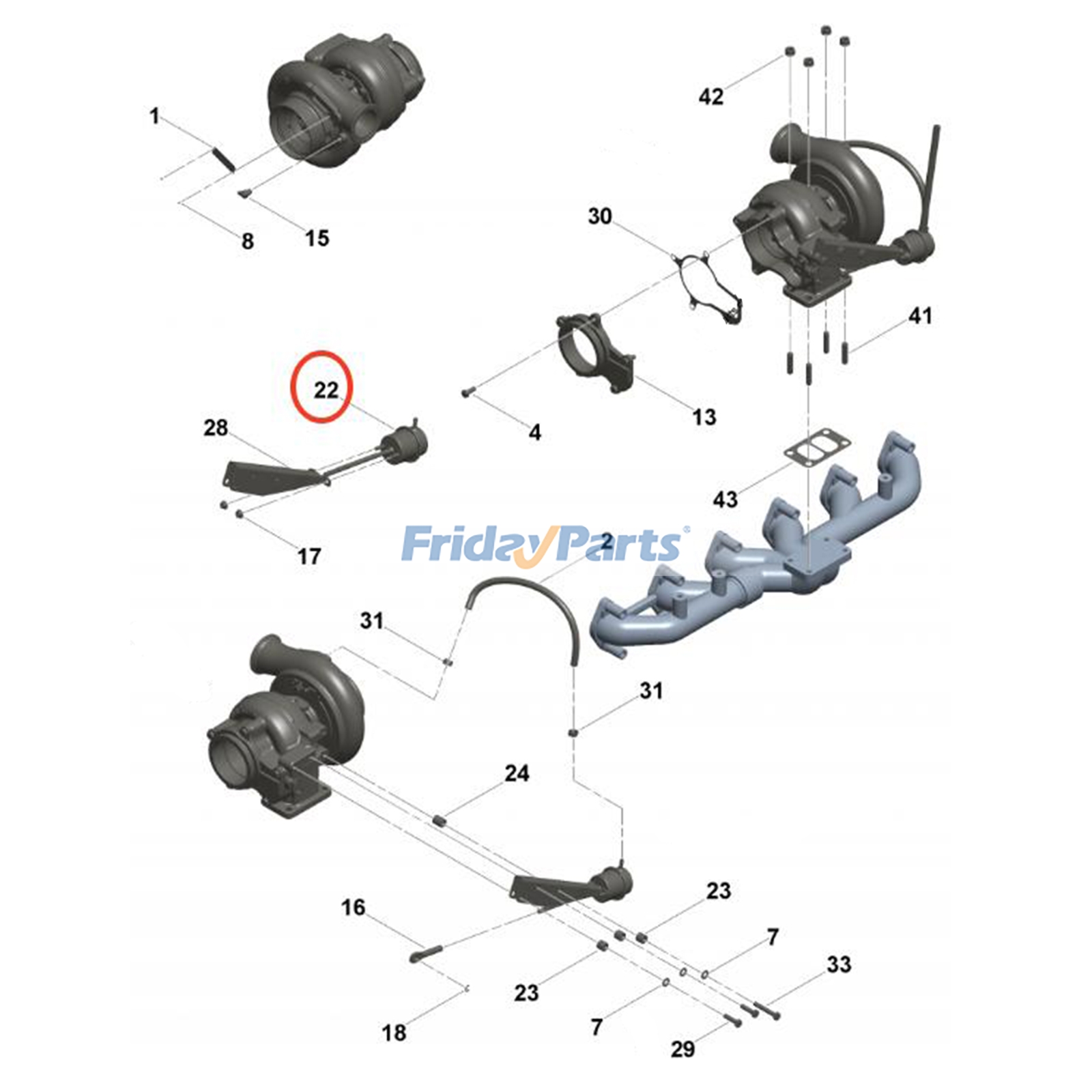 Turbocharger Actuator for Engine,Excavator