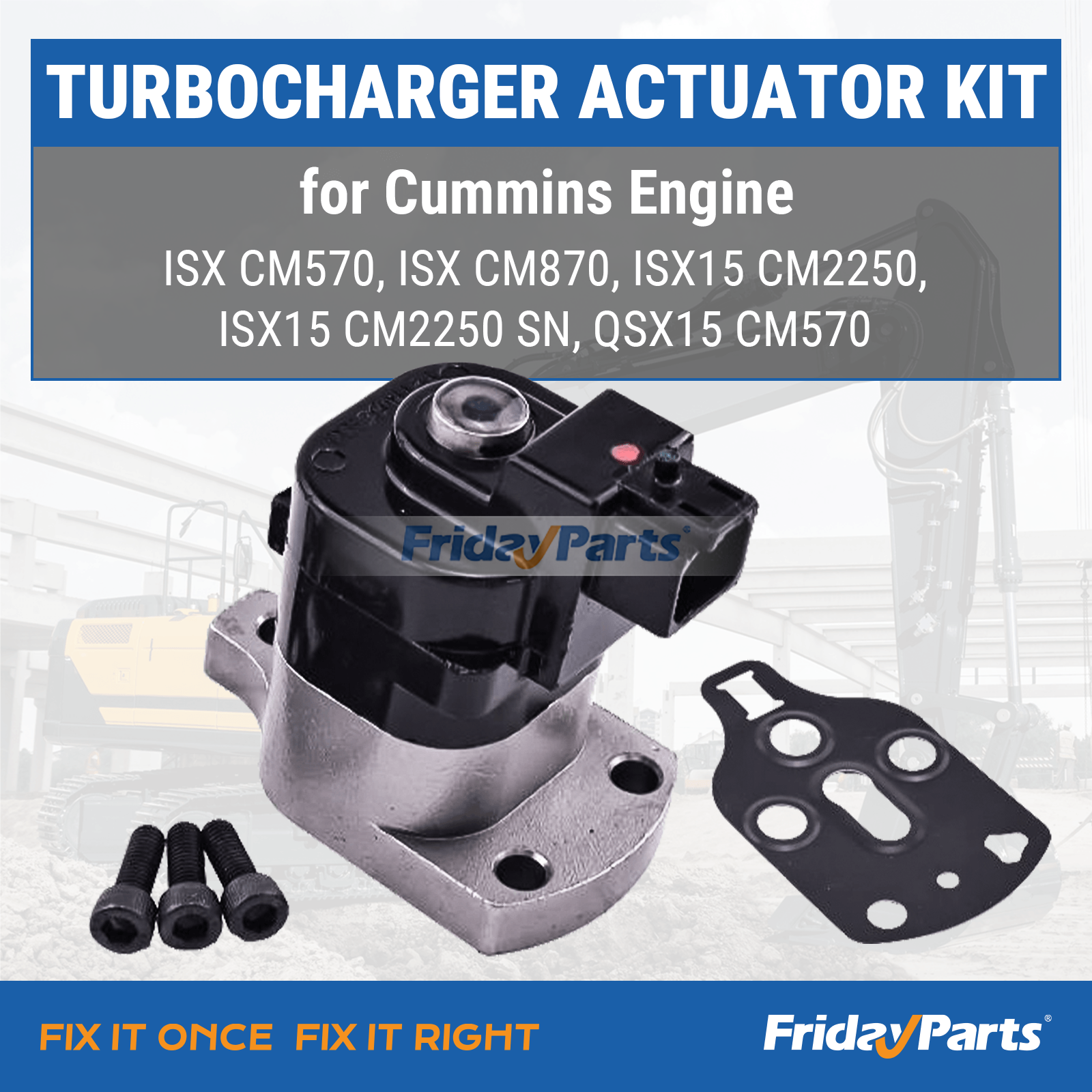 Kit d'actionneur de turbocompresseurpour Moteur,Pelle