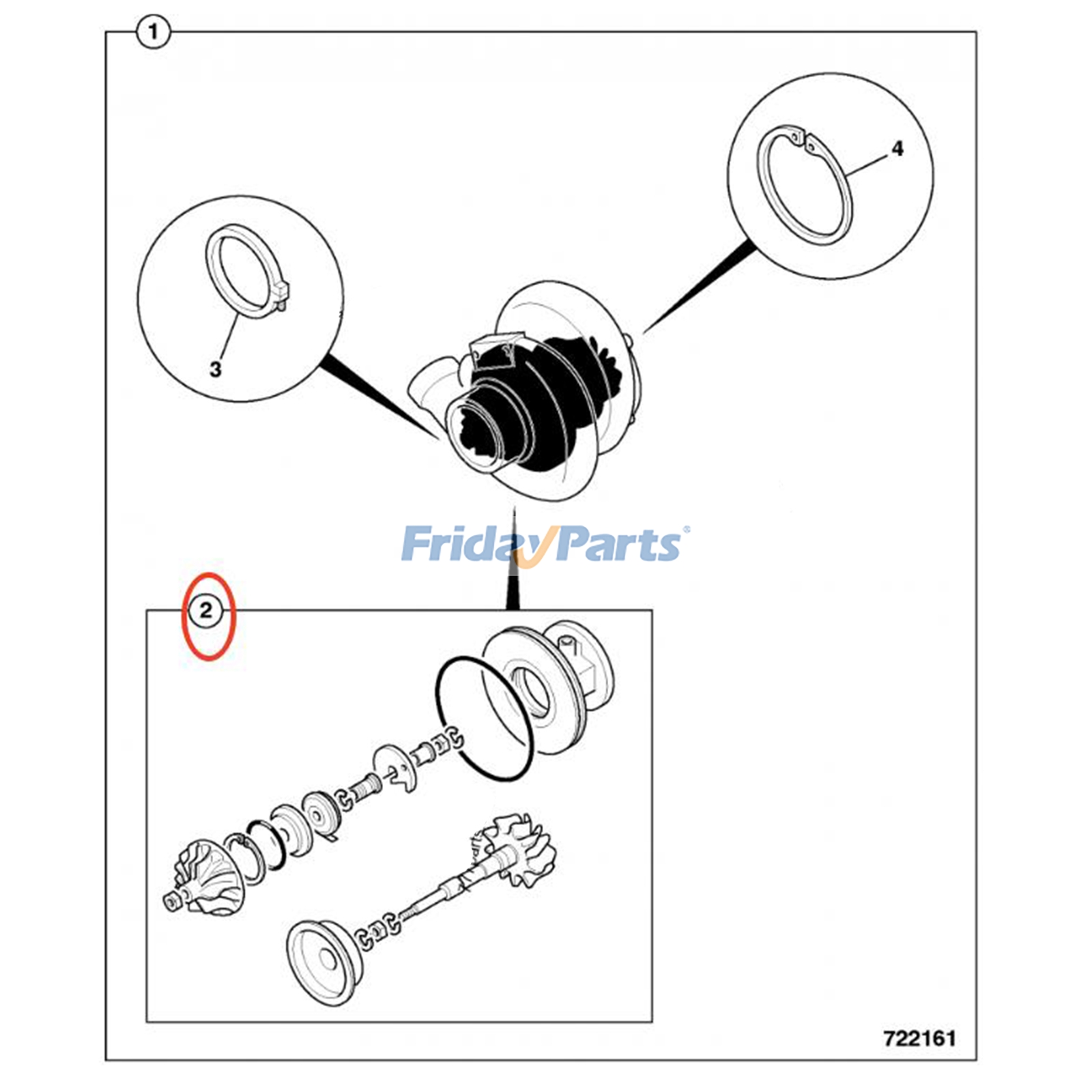 Turbocharger Cartridge for Engine,Excavator
