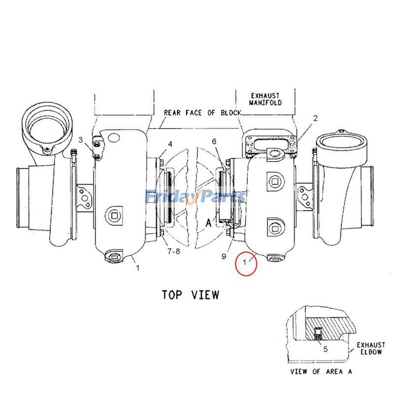 Turbo TW7204 Turbochargererpillar CAT for Engine