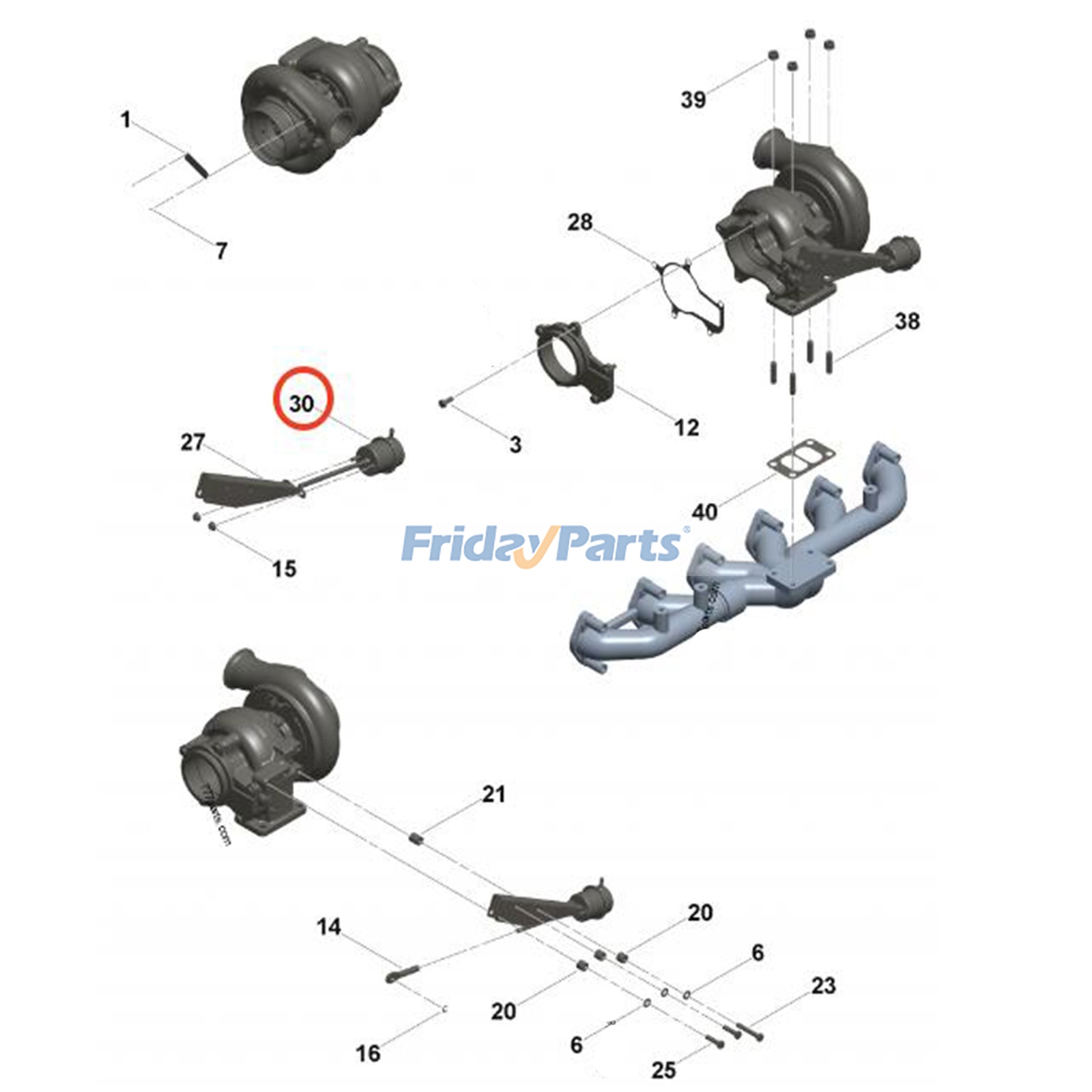 Engine Turbocharger Wastegate Actuator