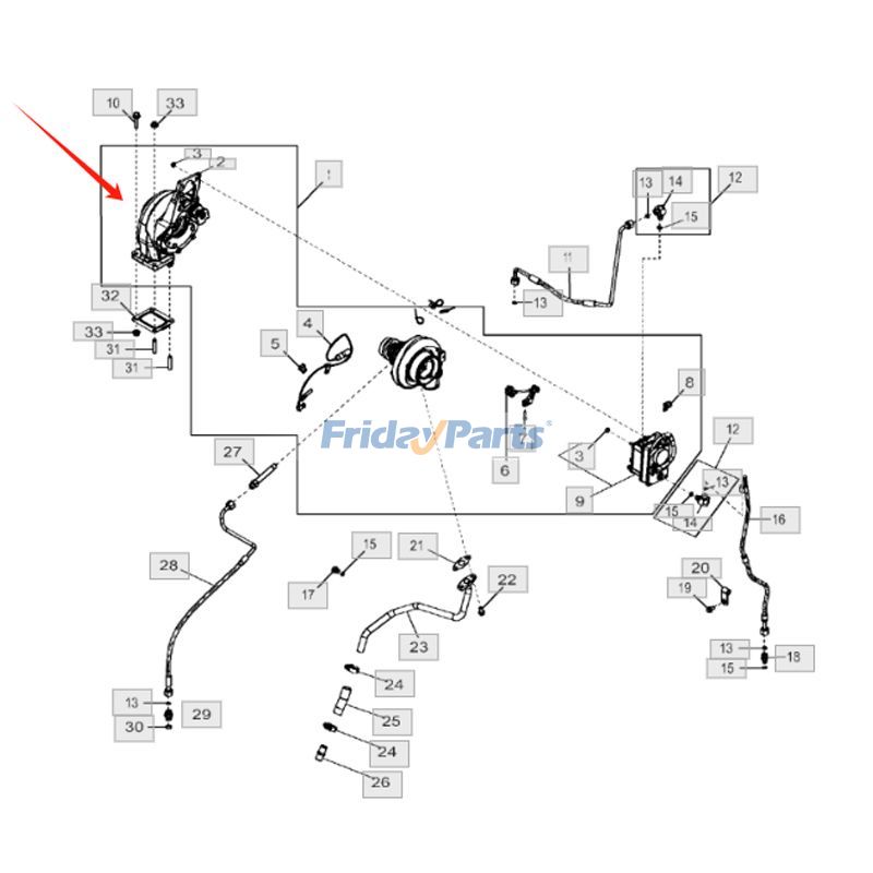 ブルドーザー,エンジン ターボチャージャー