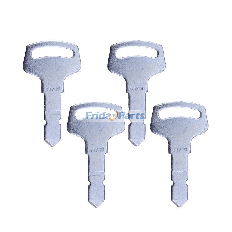 Clé de contact 4 pièces 15248-63700 pour tracteur Kubota série B B1700D B2100D B2400D B7410D B7510D B7800HSD CASE New Holland