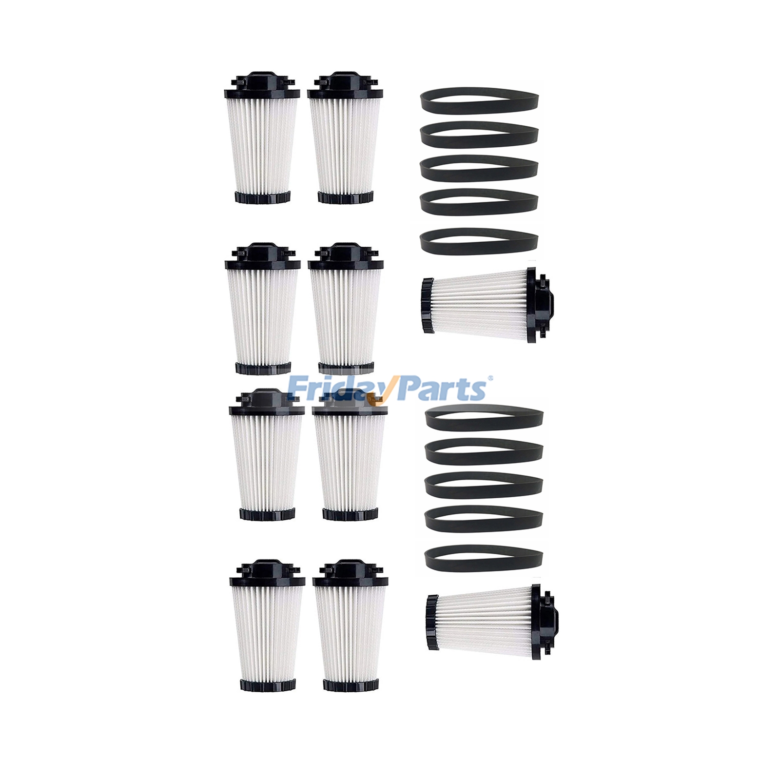 Type F-2 Hepa Filter & Style 15 Flat Belt Kit 3SFA11500X 3SN0220001 for Dirt Devil 084600 Series