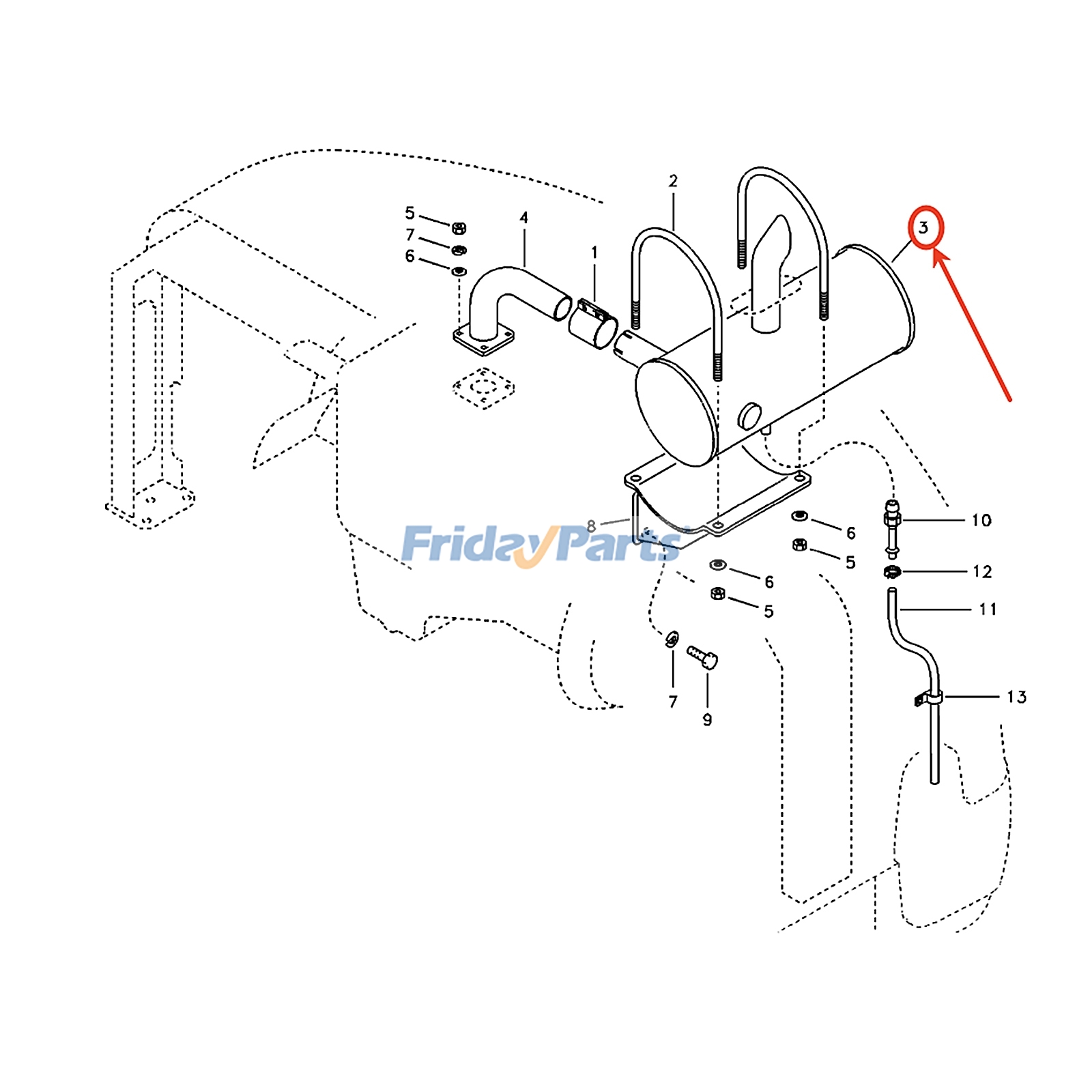 U-Bolt  for Excavator