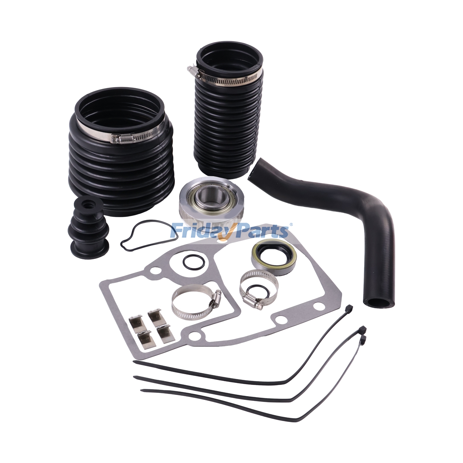 Kit de soufflets de palier de cardan d'échappement à joint universel 18-2771 3841481 508105 pour moteur Volvo Penta SX-S SX-C SX-R SX-M DP-S SX OMC Sterndrive Cobra 1986-1993