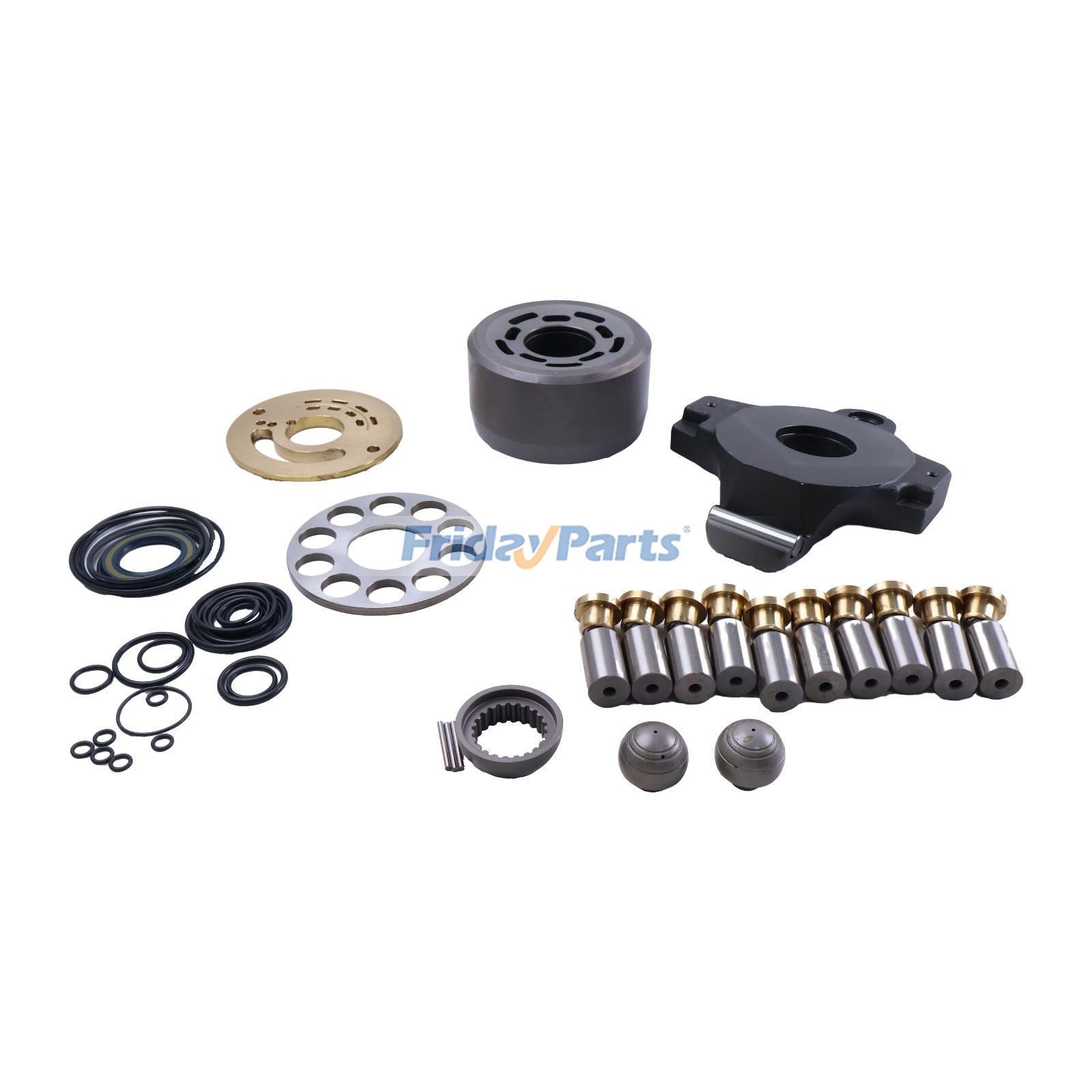 Kit de reparación de bomba hidráulica AP2D36LV1RS7 para Caterpillar CAT 307 308C Kobelco SK60-5 Hitachi ZAX70 Doosan Daewoo DH80 Yanmar VIO70 VIO75 de FridayParts