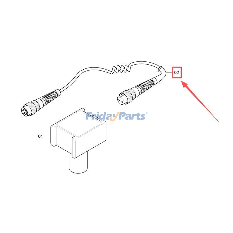 Câble de capteur de niveau à ultrasonspour Autres Équipements de Construction