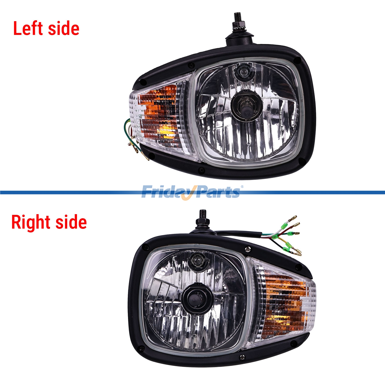 Conjunto de faros delanteros 7164373 7164374 para cargadoras Bobcat T2250 T2556 T2566 T35100 T35120 T3571 T40150 T40170 T40180 TL360 TL470 V417 V518 Para BOBCAT