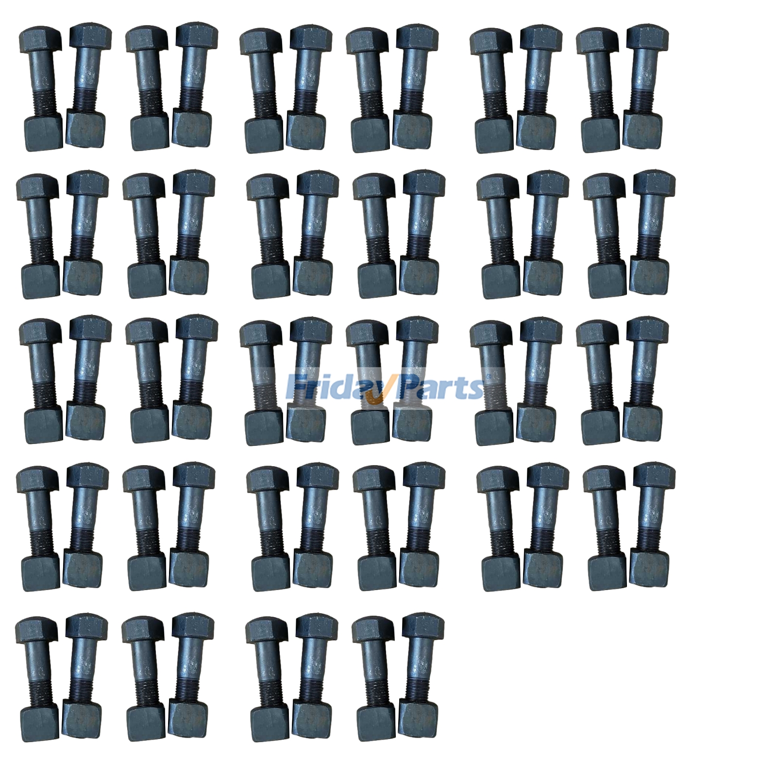 56 piezas de pernos para rodillos de oruga 4214441 para excavadoras Hitachi EX200-1, EX220, EX270, EX300, EX60, EX60-2, EX60-3 y EX60-5.