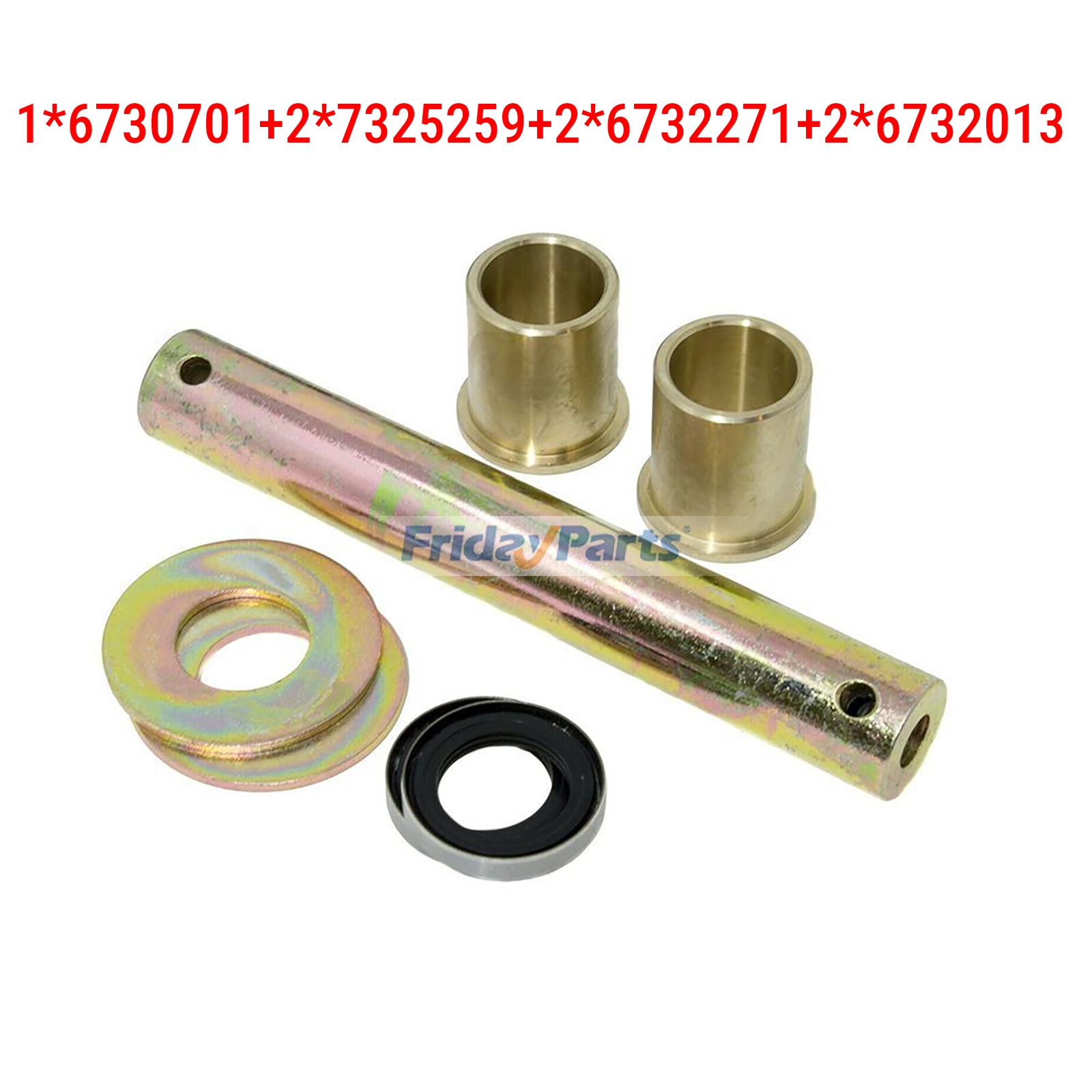 Kit de réparation de bagues et de joints de goupille de train de roulement pour Pelle,Chargeur Pour BOBCAT