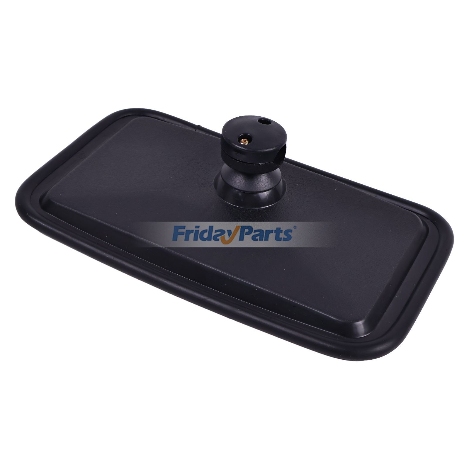 2 espejos universales de gran tamaño (18 x 30 cm) para tractores agrícolas Case IH, John Deere, Massey Ferguson, New Holland Challenger, AGCO, color blanco. de FridayParts