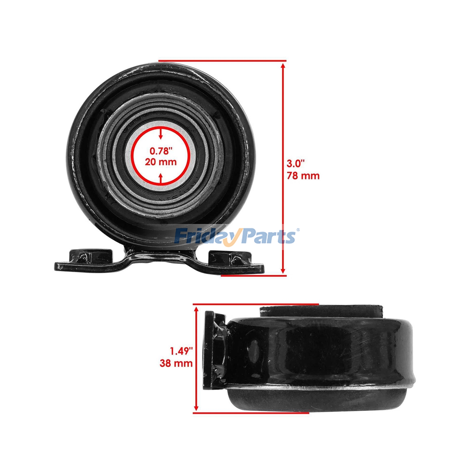 Universal Drivshaft Bearing for Engine,Heavy-Duty UTV