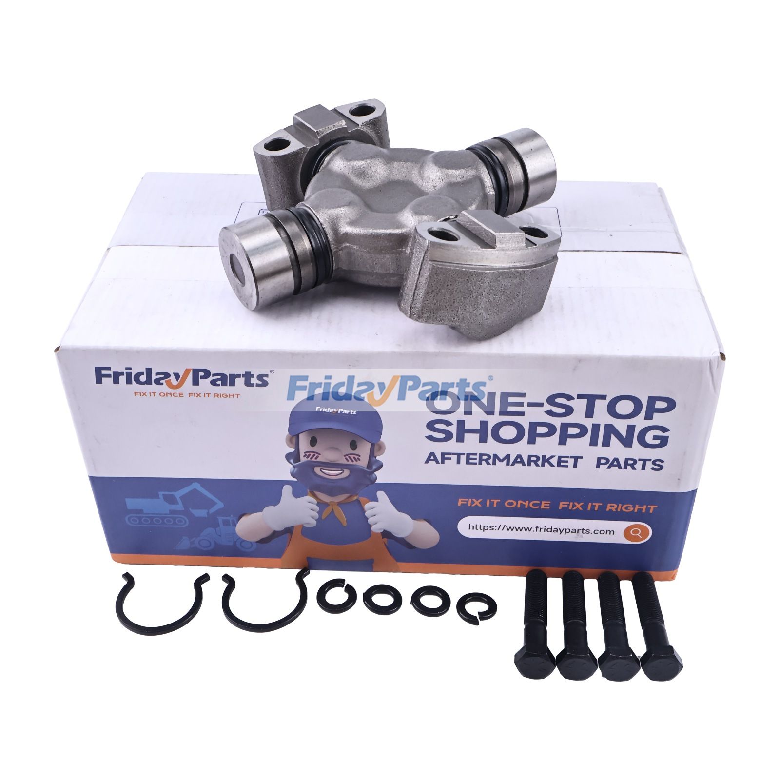 Universal Joint 419-20-12621 for Komatsu Wheel Loader WA200-1 WA250-1 WA300-1 WA300-3 WA320 WA320-1 WA320-3