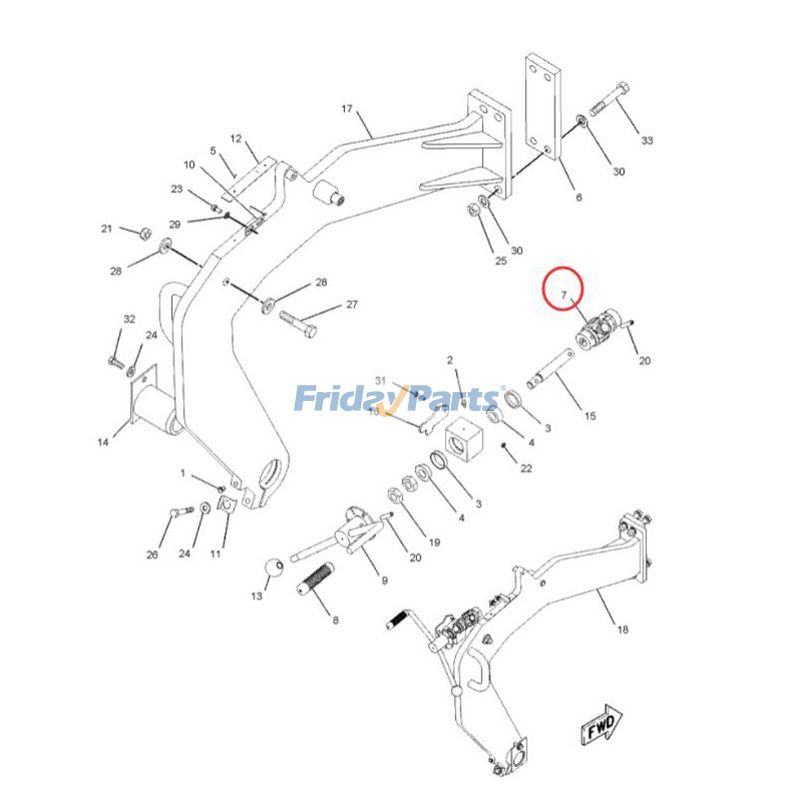 FridayParts Universal-Fugensäule CAT Paver