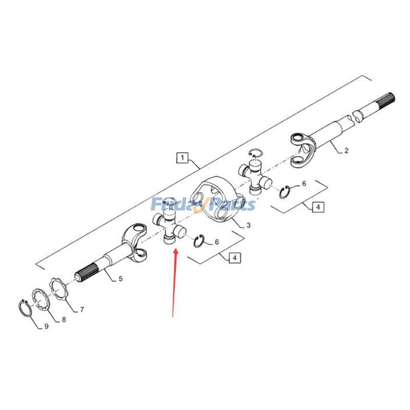 FridayParts Universal Joint Backhoe