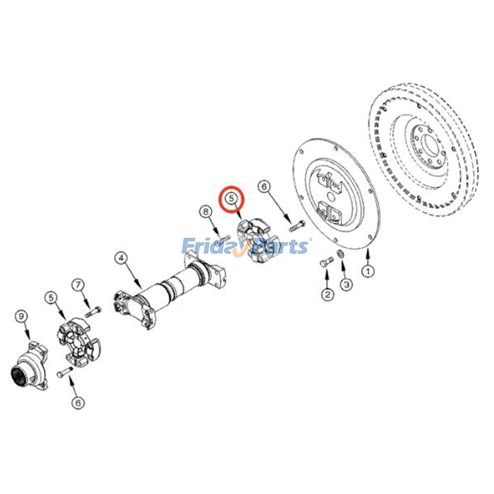 Universal Joint for Dozer,Loader,Off-Road Truck,Tractor