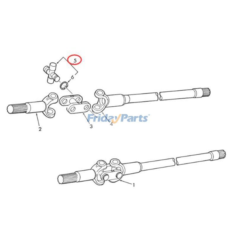 New Holland用ローダー,トラクター用ユニバーサルジョイント