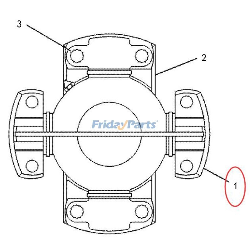 1005930 Universal Joint 9V7710 for Caterpillar CAT 583K 637E 639D 65 769C 773B