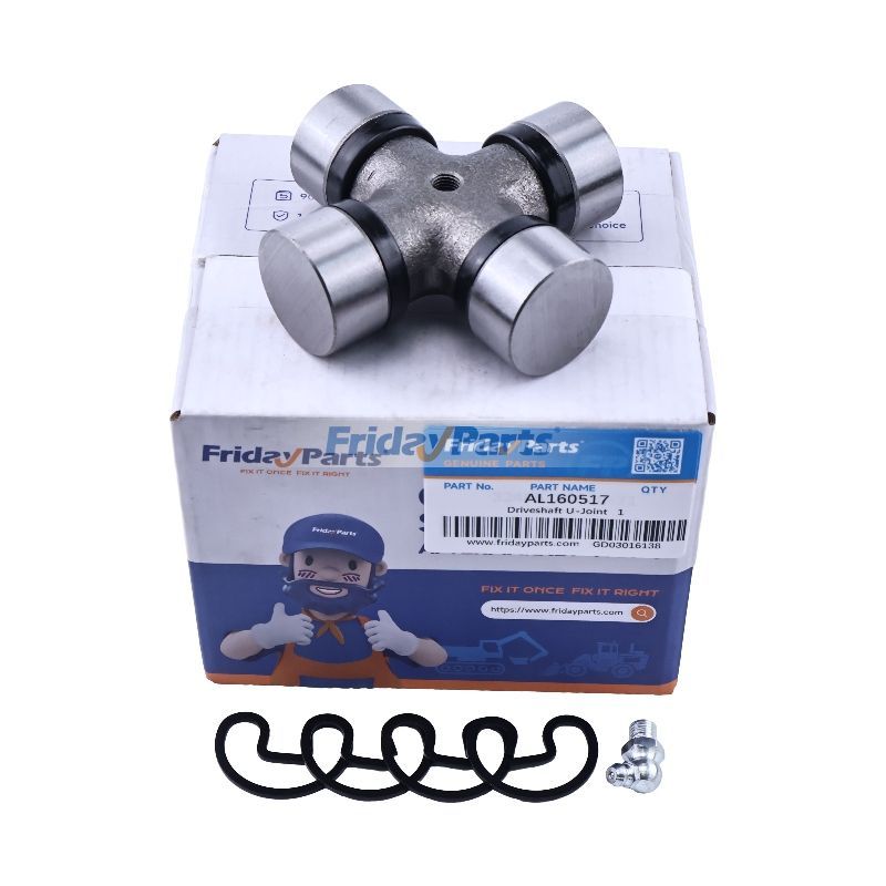 Driveshaft U-Joint AL160517 for John Deere Tractor 6120 6220 6230 5080M 5090M 6325 6330 6415 6520 6525 7130